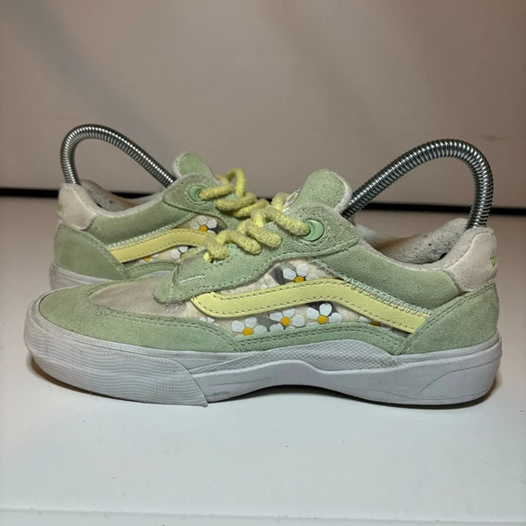 Vans Wayvee Brighton Skateboard Sneakers Pastel Green Zeuner Mens Sz 5 Women 6.5 - Picture 4 of 12